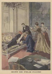 Death of President Faure of France